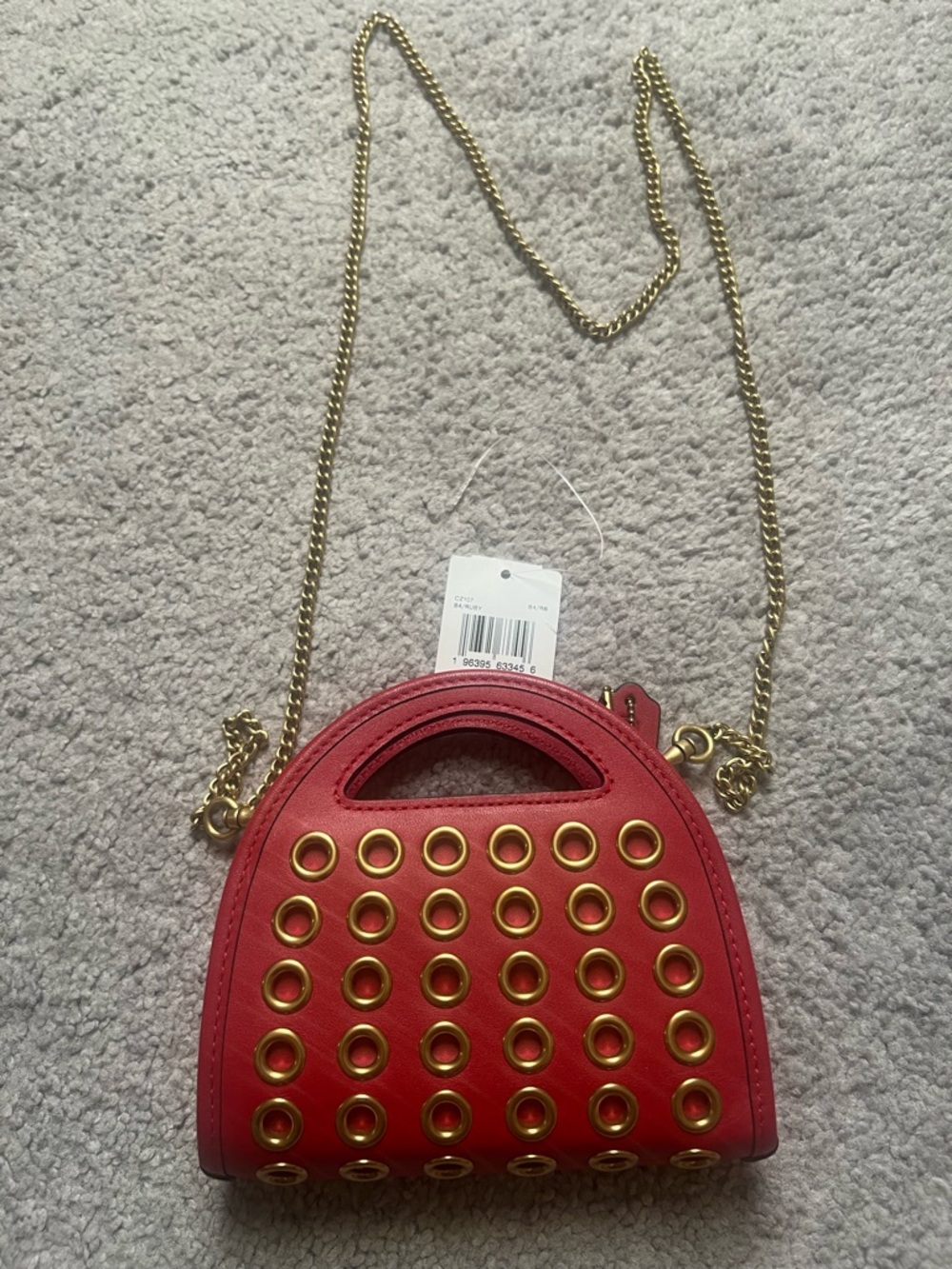 Coach Grommet Top Handle Card Case